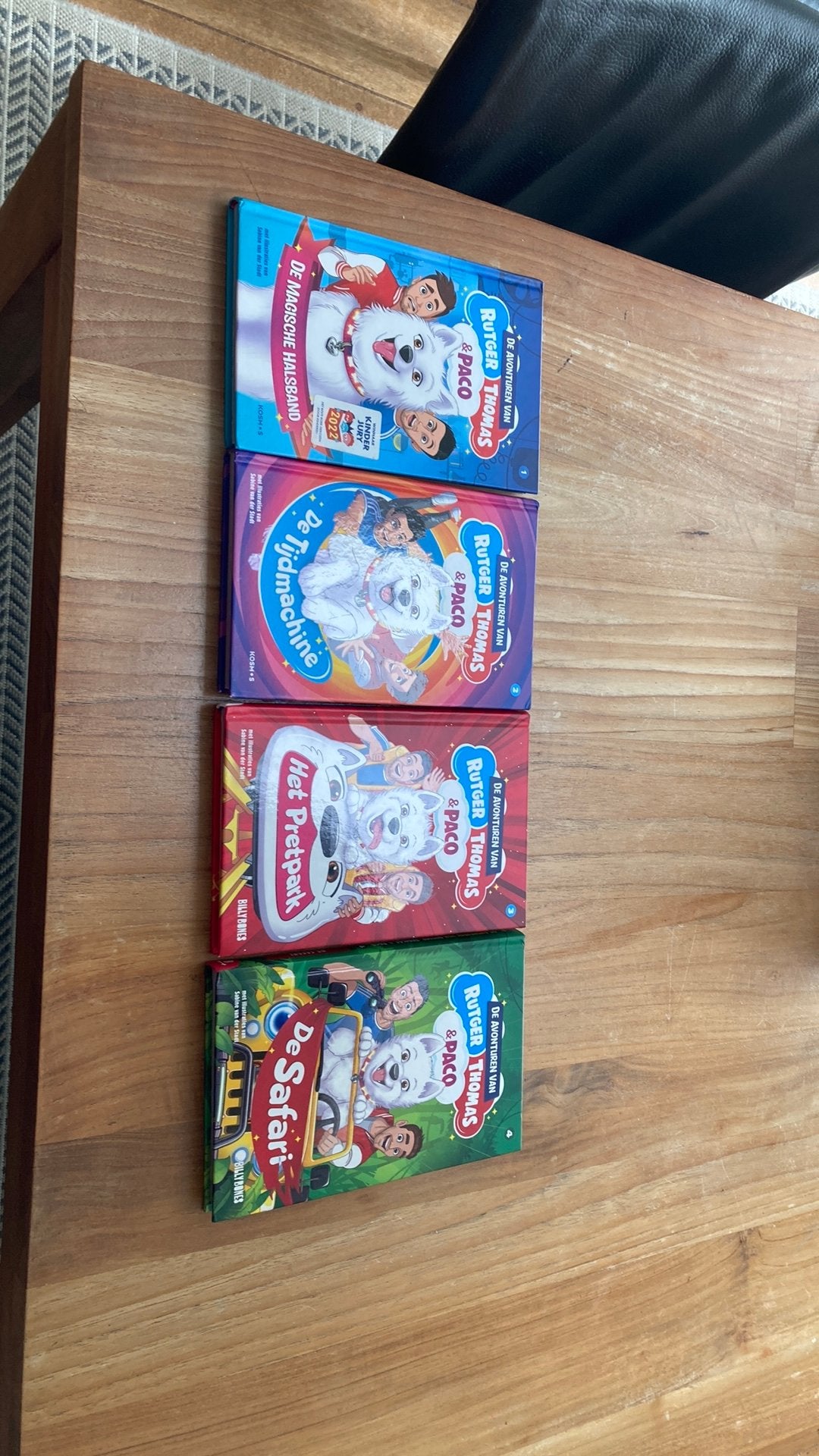 Boeken Rutger, thomas en paco, 4 delen, Ophalen, Zo goed als nieuw