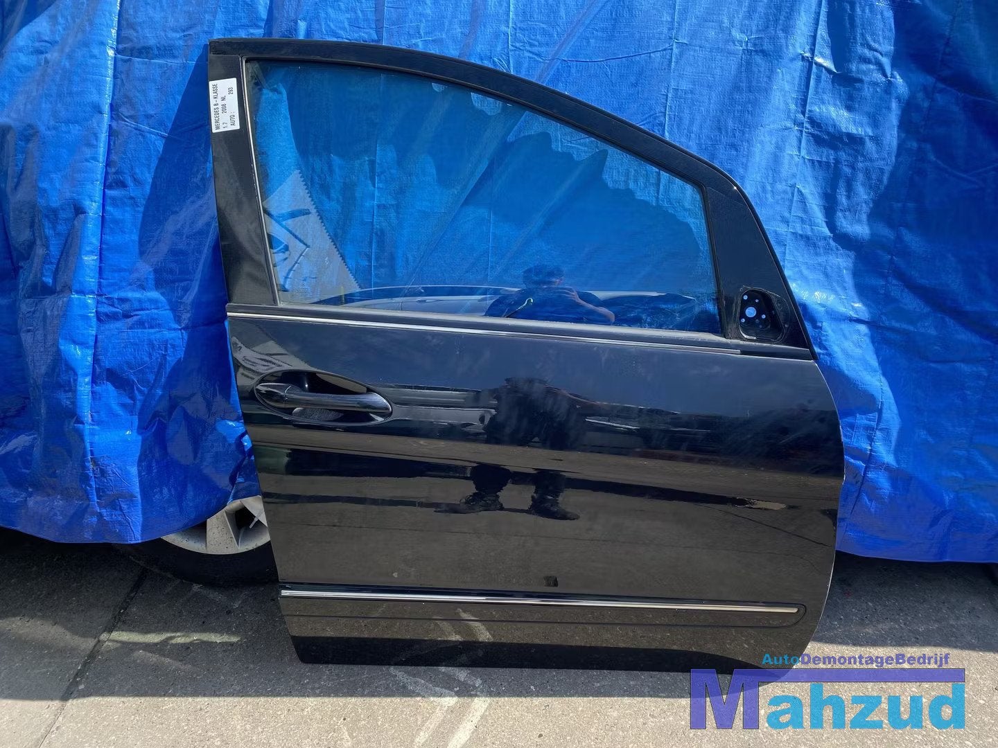 MERCEDES B-KLASSE W245 Zwart rechts voor deur portier 2005-2, Gebruikt, Mercedes-Benz AG, Deur, Mercedes-Benz