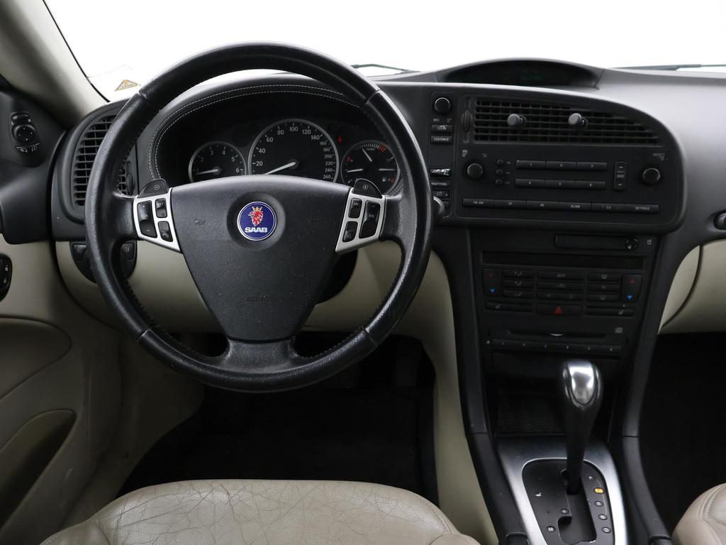 Saab 9-3 Cabrio 2.0T 210 PK AERO AUT. + LEDER | TREKHAAK | S, Auto's, Saab, 1998 cc, Gebruikt, 4 cilinders, Cabriolet