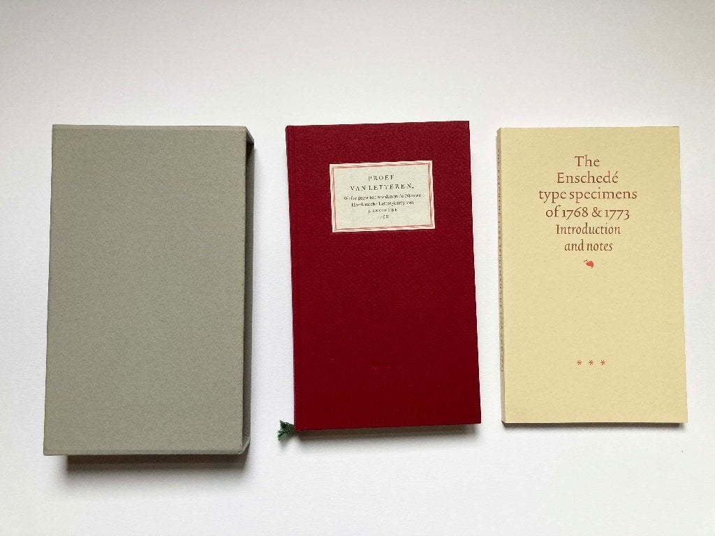 Proef van letteren 1768 van Lettergieterij Enschedé, Boeken, Ophalen of Verzenden, Zo goed als nieuw, Museum Enschedé