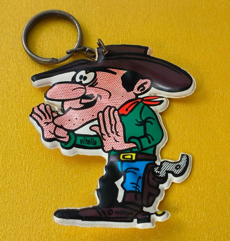Joe Dalton sleutelhanger( Vitella 1968), Verzamelen, Ophalen of Verzenden, Zo goed als nieuw, Knuffel of Figuurtje