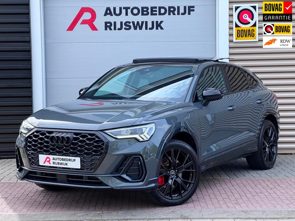 Audi Q3 Sportback 45 TFSI e S Edition Pano/360/AppleCar/Matr, 12 maanden, Gebruikt, Euro 6, Leder en Stof