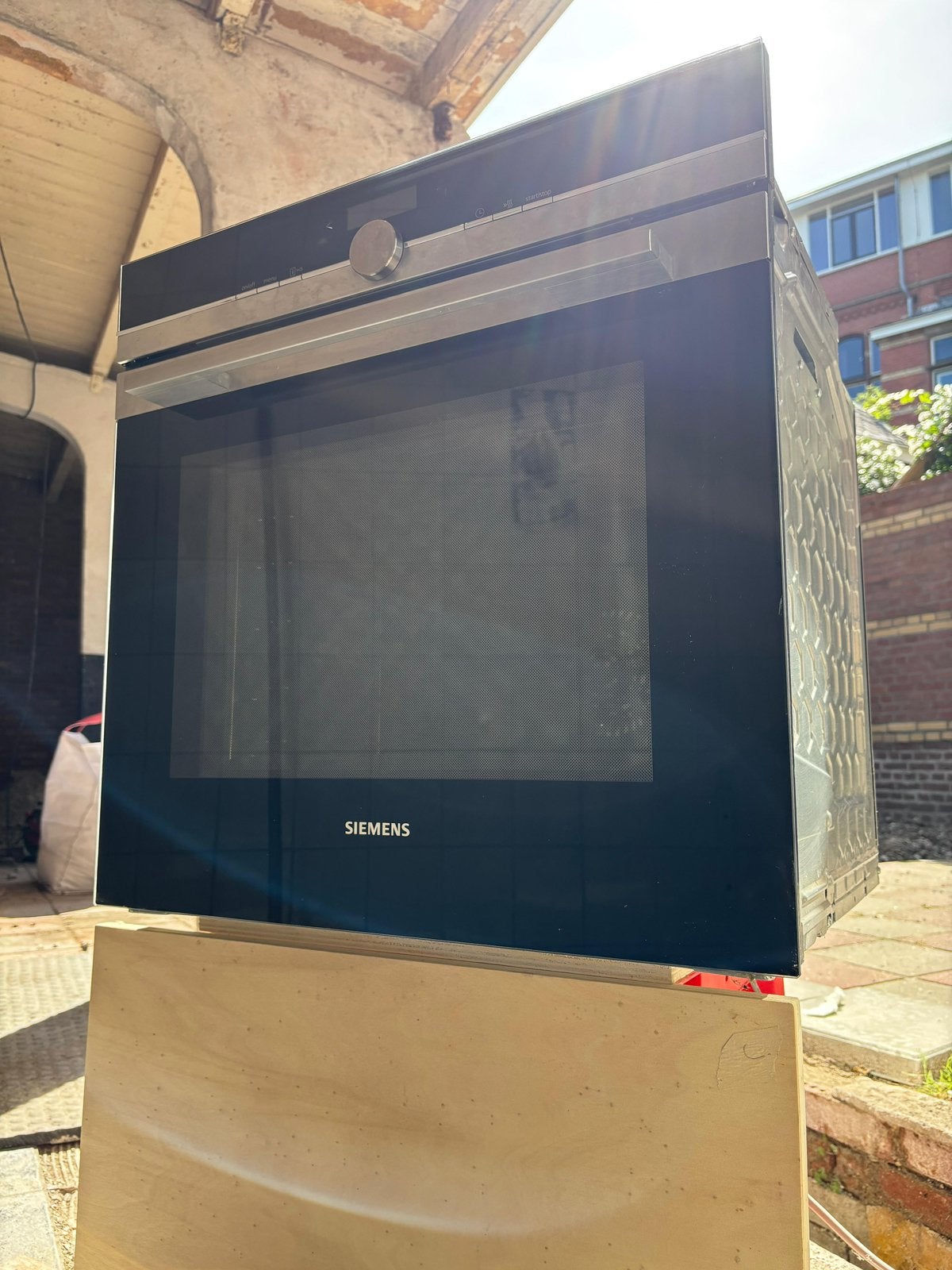 Siemens inbouwoven in erg goede staat, Ophalen, Gebruikt, Hete lucht, Siemens