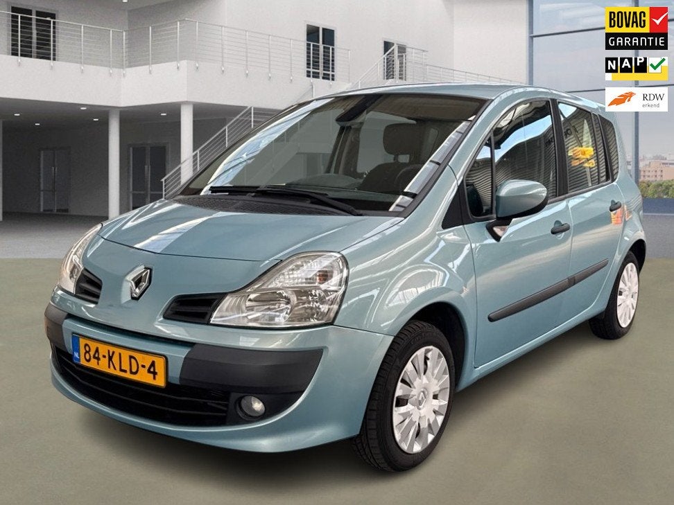 Renault Grand Modus 1.2-16V Expression 72.700 km +NAP NL-aut, Stof, Gebruikt, Zwart, 4 cilinders