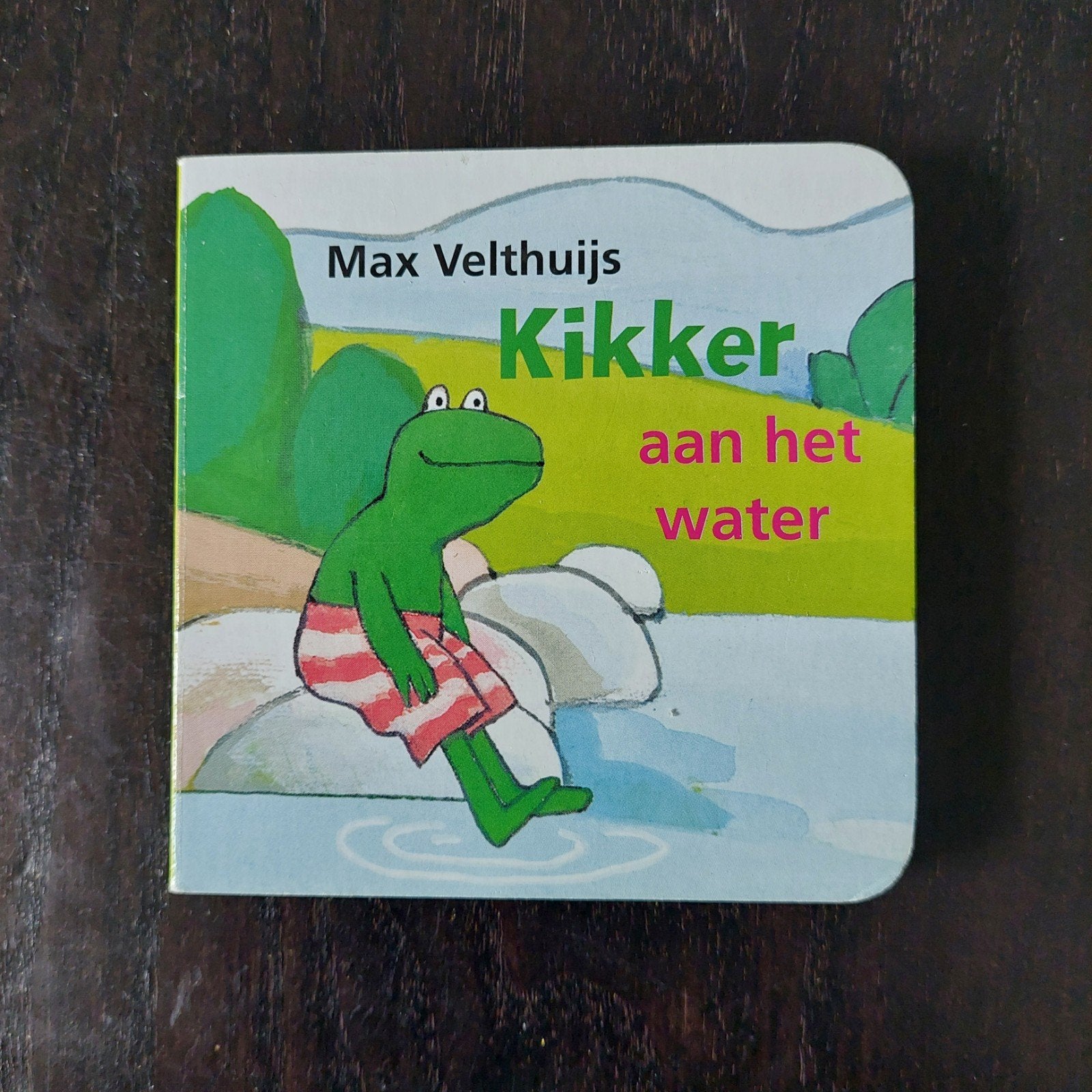 Boekje mini 9x9cm Kikker aan het water - Max Velthuijs, Ophalen of Verzenden, Nieuw, Max Velthuijs, 1 tot 2 jaar