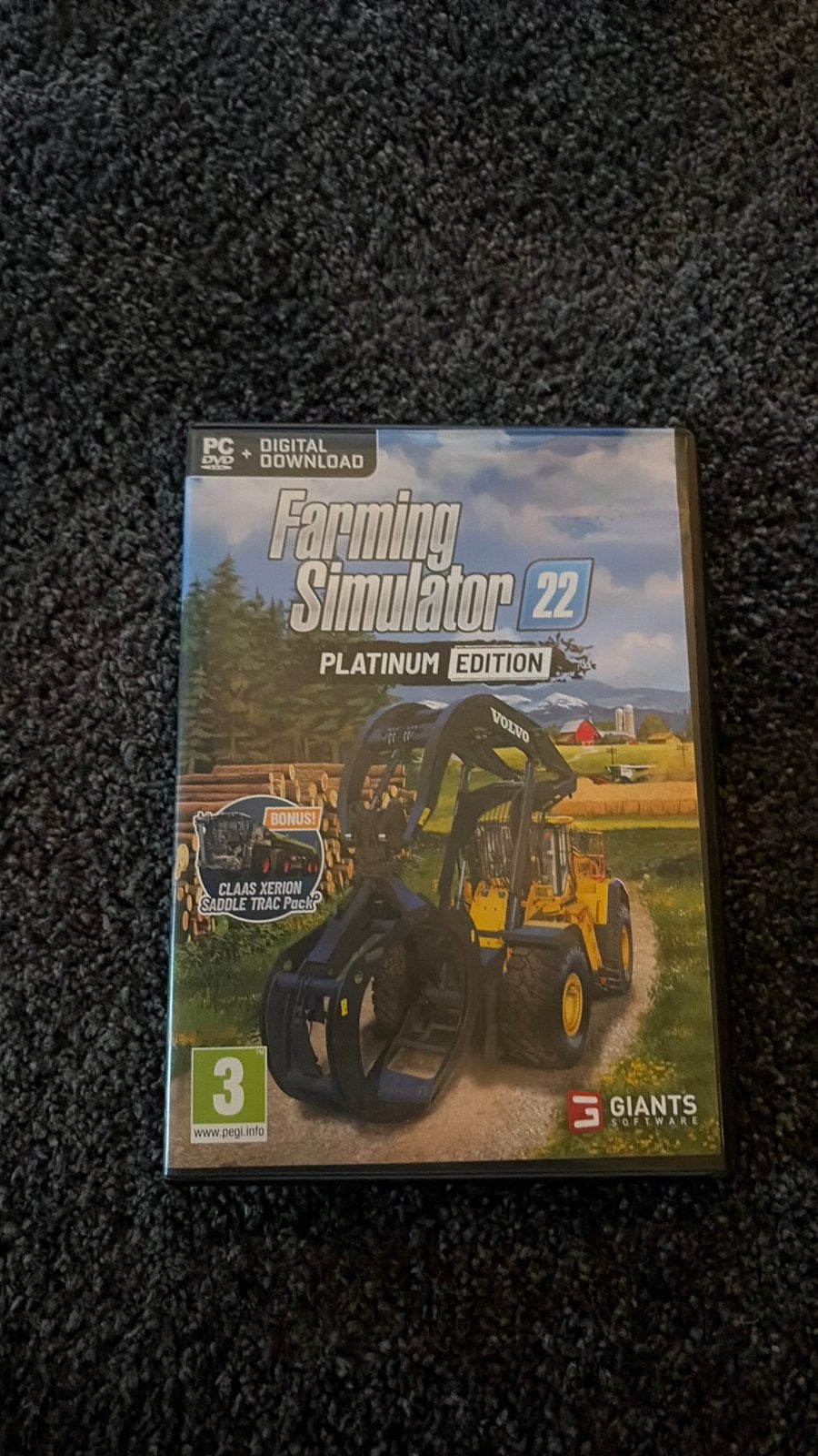 Farming simulator 22 platinum edition + cd Rom speler, Spelcomputers en Games, Games | Pc, 1 speler, Ophalen of Verzenden, Zo goed als nieuw