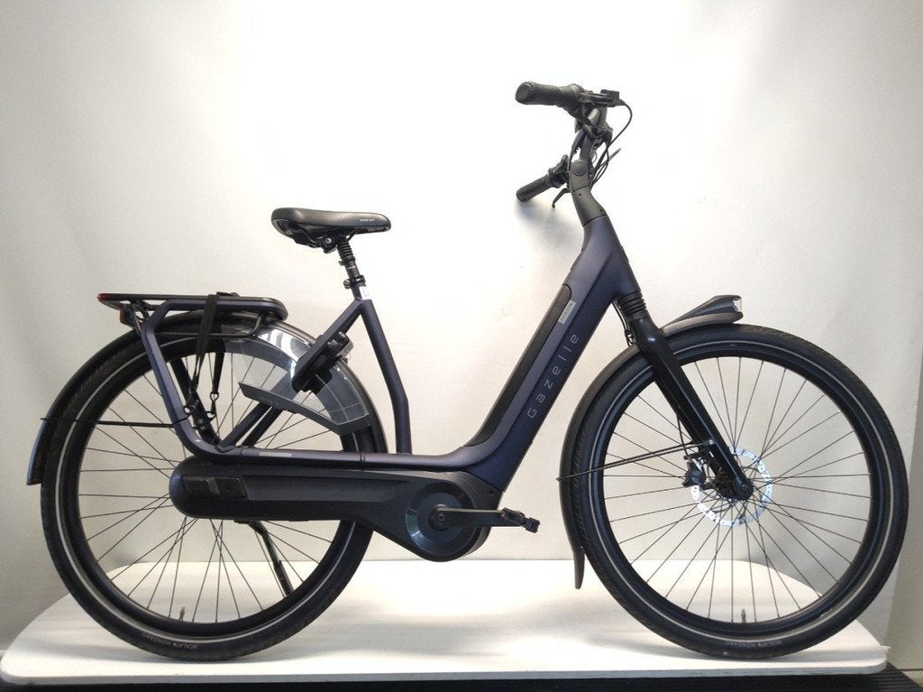 Gazelle AVIGNON C8 HMB L57 Midnight blue S8 (Mat) Lage insta, Fietsen en Brommers, Fietsen | Heren | Herenfietsen, Gebruikt, Gazelle