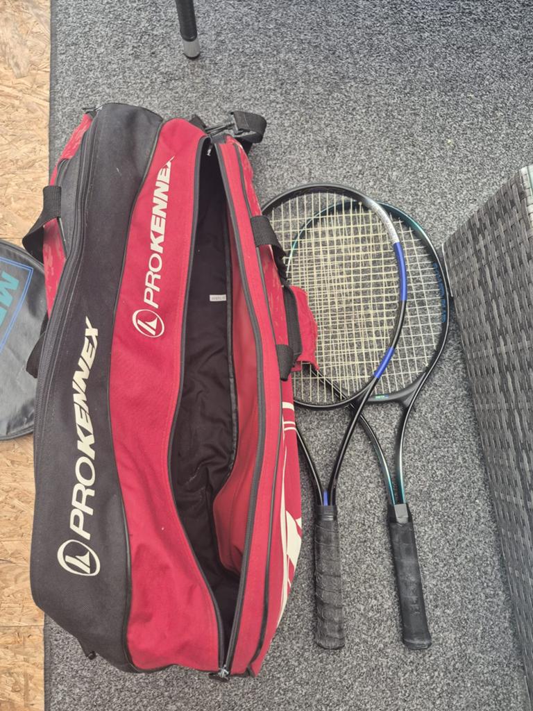 Tennisrackets, Sport en Fitness, Badminton, Ophalen, Gebruikt, Racket(s)