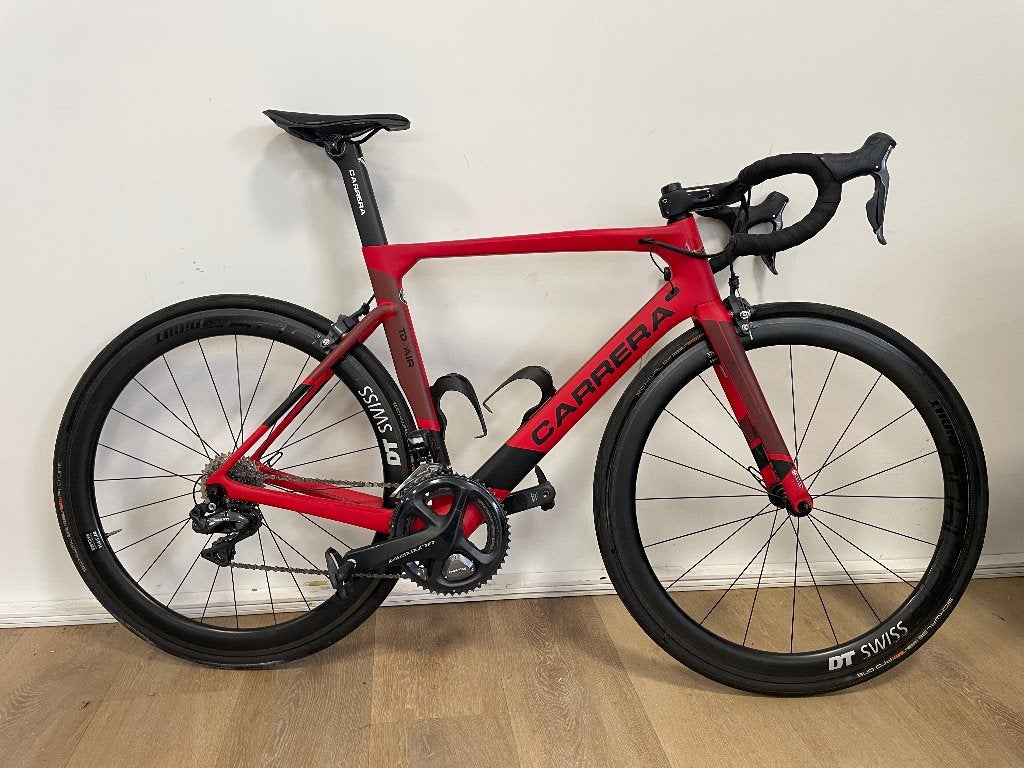 Racefiets Carrera TD Air Aero Carbon Shimano Ultegra Di2, Fietsen en Brommers, Fietsen | Racefietsen, Aluminium, Zo goed als nieuw