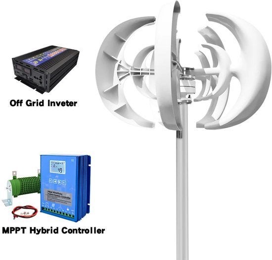 Verticale Windturbine – Windgenerator – Duurzame Energie, Corvance B.V., Verzenden, Nieuw, Corvancebol@gmail.com