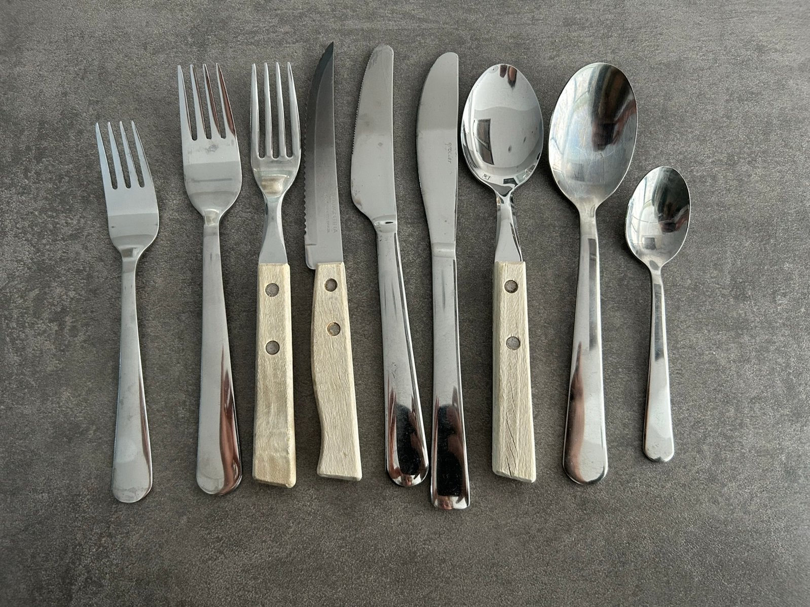 Bestek, Set van 48, Ikea Dragon, gebruikt, Gebruikt, Bestekset, IKEA, Ophalen of Verzenden