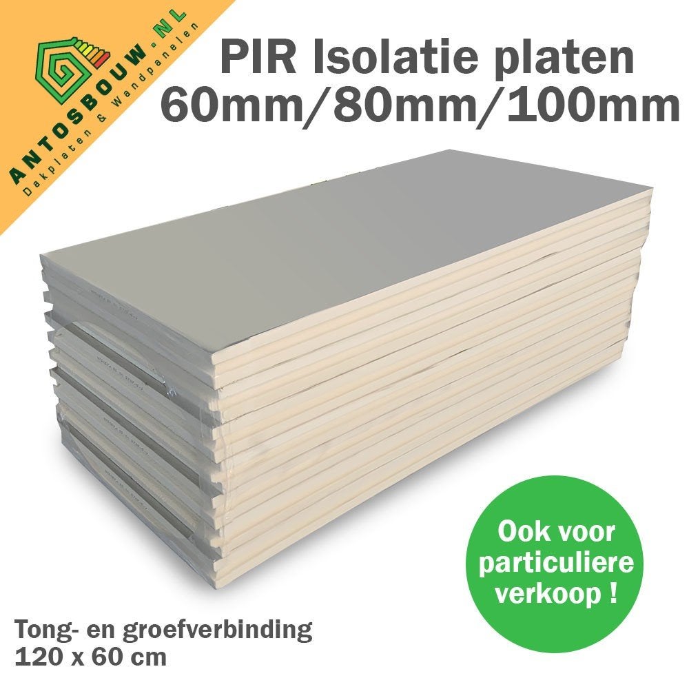 PIR-isolatieplaten A en B keus, Ophalen, 4 tot 8 cm, Nieuw, Hardschuim (Pir)