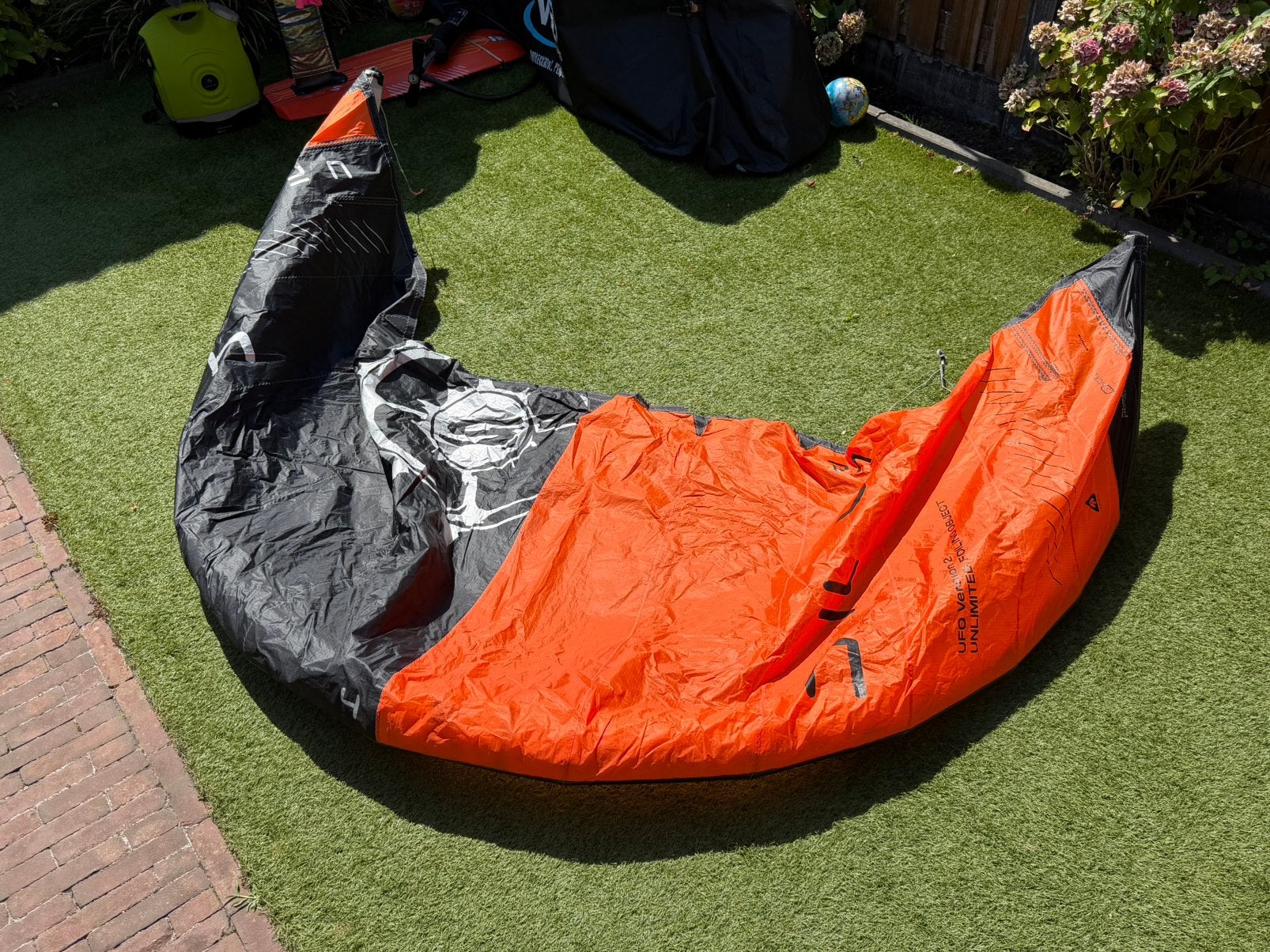 Slingshot UFO V2 4m. - Nieuwstaat, Geen board, Ophalen of Verzenden, Zo goed als nieuw, Kite
