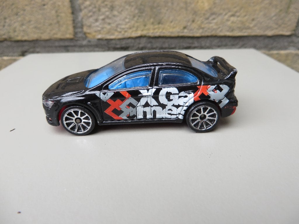 Hotwheels Mitsubishi Lancer Evolution 2008, Ophalen of Verzenden, Gebruikt, Auto
