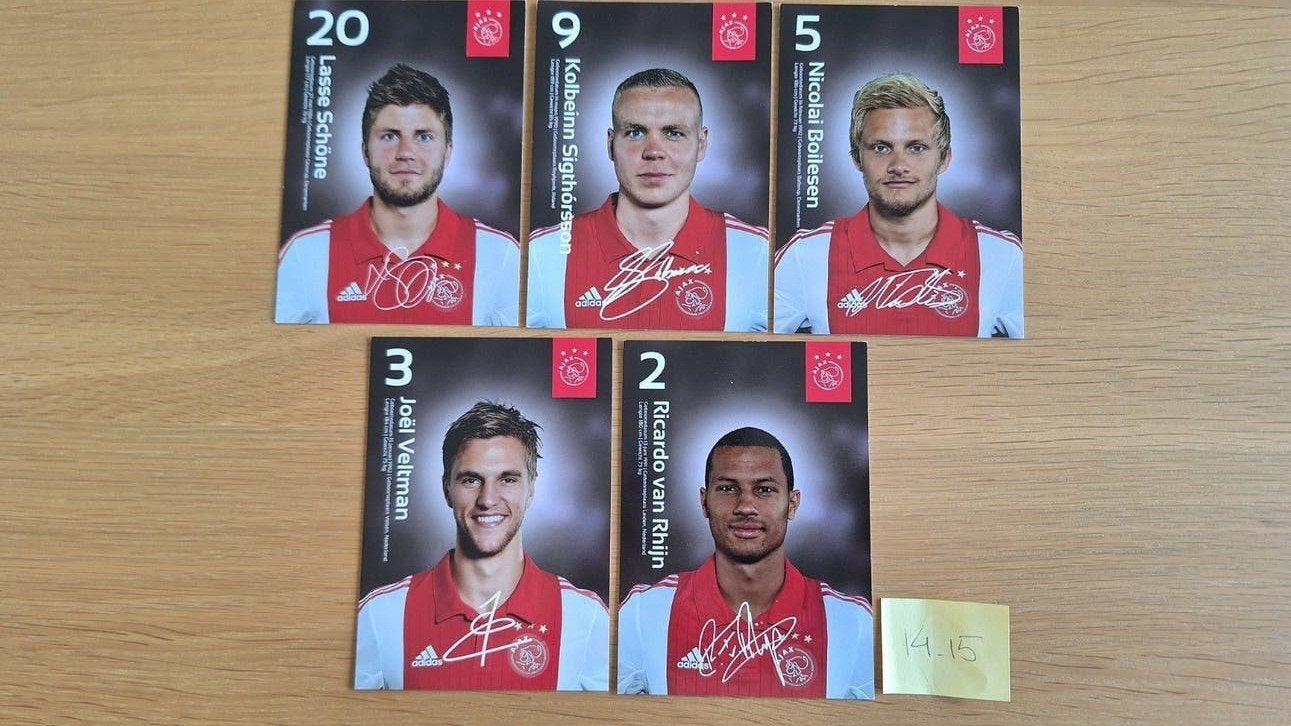 AJAX 2014-2015 KAARTEN, Ophalen of Verzenden