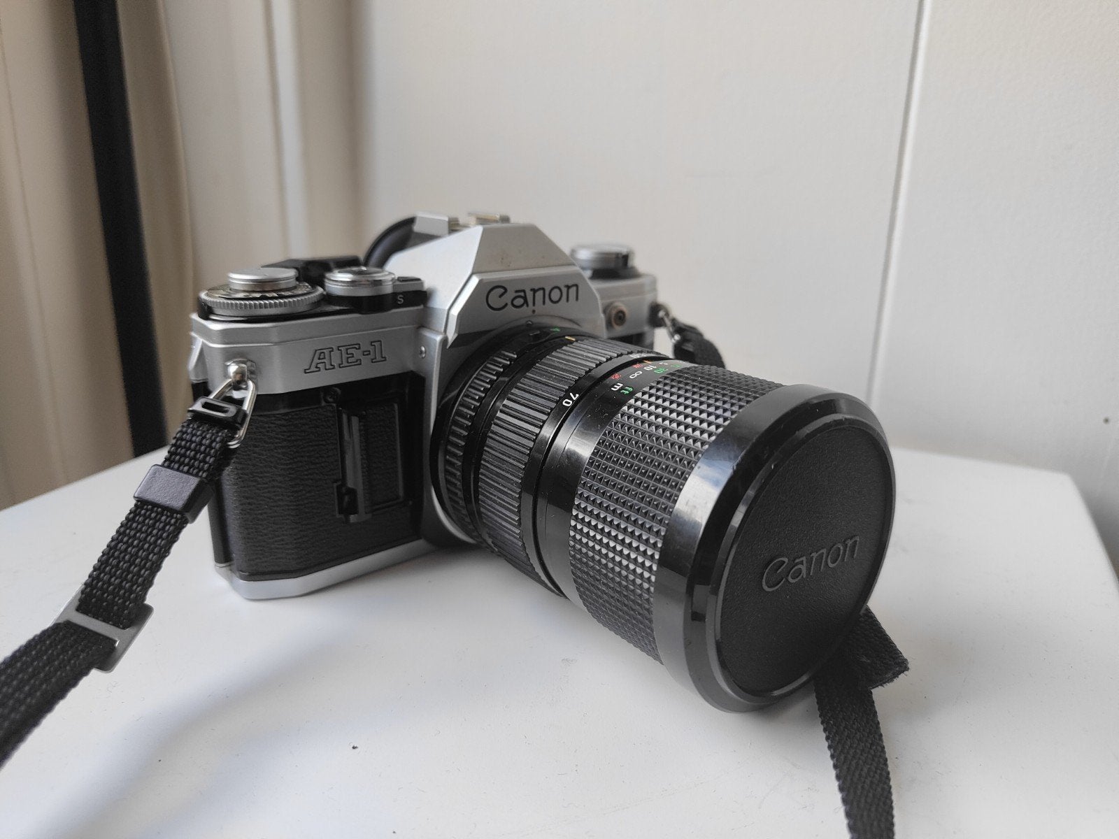 Fraaie Canon AE-1 ae1 met lens in keurige conditie, Audio, Tv en Foto, Ophalen of Verzenden, Zo goed als nieuw, Spiegelreflex