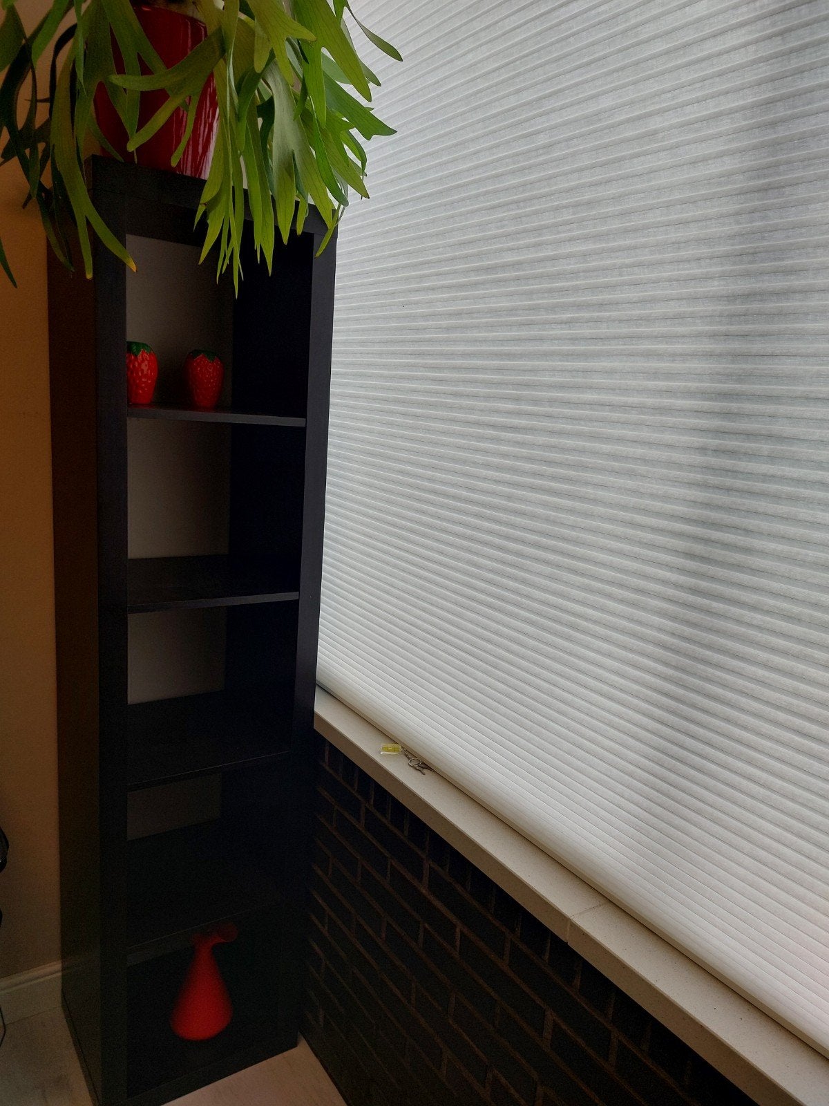 Zwarte open kast met 5 vakken - 44x185x40 cm, Ophalen, Met plank(en), Minder dan 50 cm, Gebruikt
