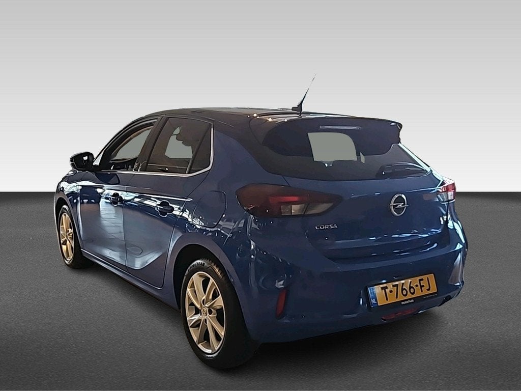 Opel Corsa 1.2 Turbo 100pk Automaat Elegance, 101 pk, Gebruikt, Blauw, 49 €/maand