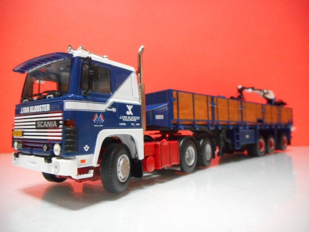 WSI SCANIA J. VAN KLOOSTER 01-4022, Hobby en Vrije tijd, Modelauto's | 1:50, Ophalen of Verzenden, Nieuw, Bus of Vrachtwagen, Wsi