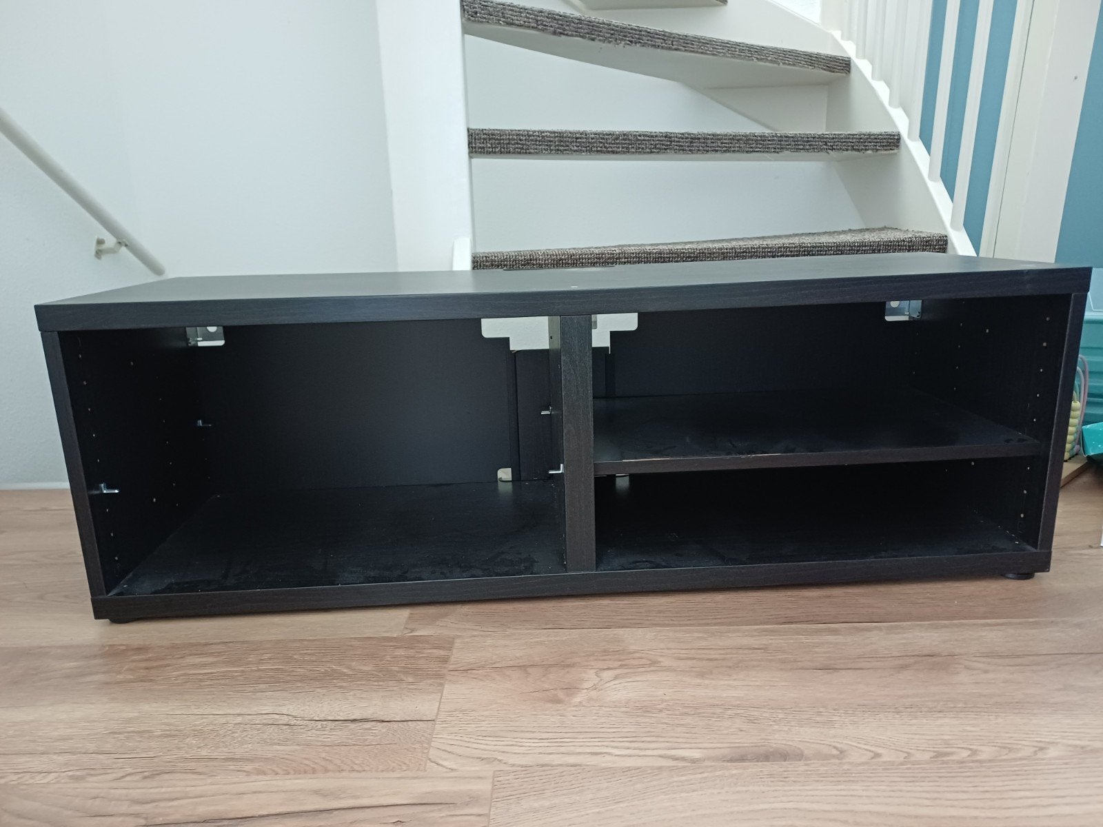 IKEA Besta TV-meubel basiselement donkerbruin, Ophalen, Overige materialen, Gebruikt, 100 tot 150 cm