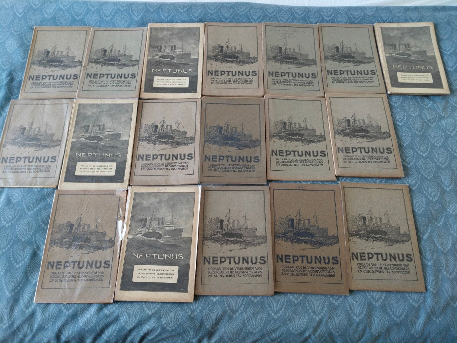 Neptunus Tijdschriften - Oude Scheepvaart Magazines, Verzenden, Gebruikt, Motorboot, Boek of Tijdschrift