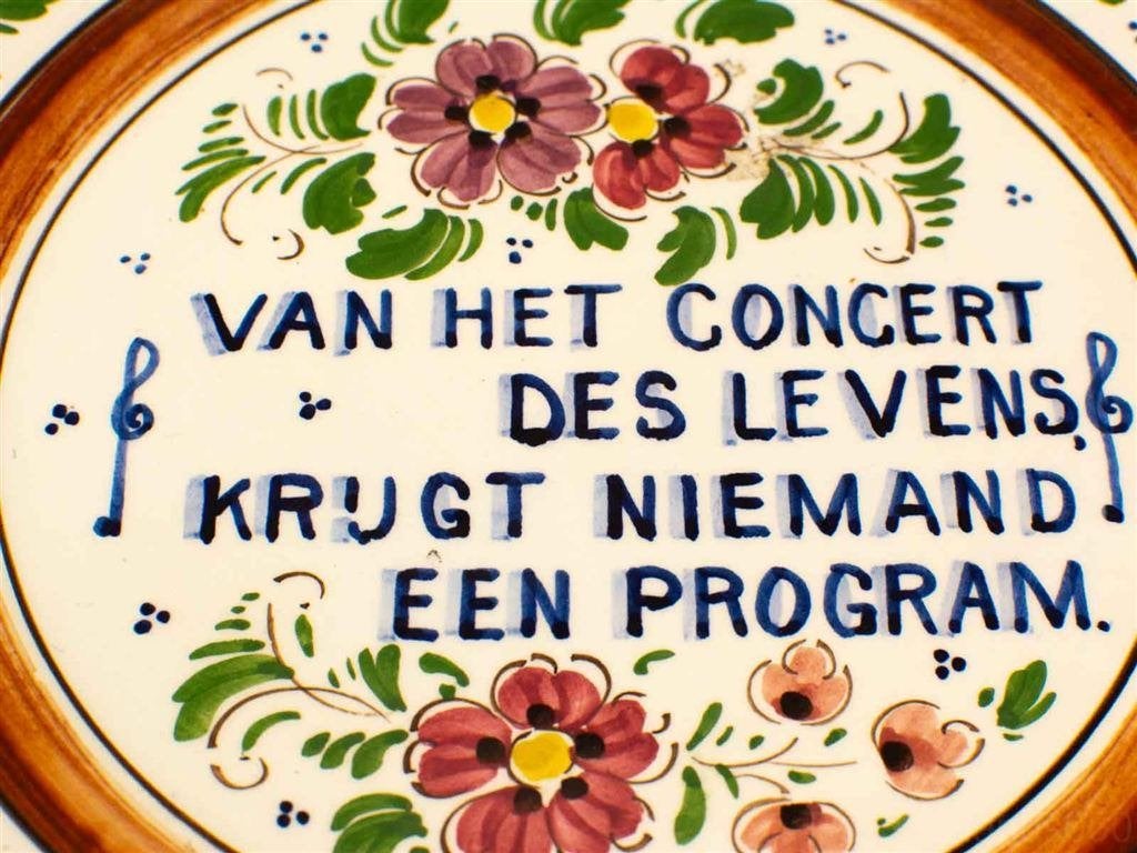 makkum wandbord 30430, Ophalen of Verzenden, Gebruikt