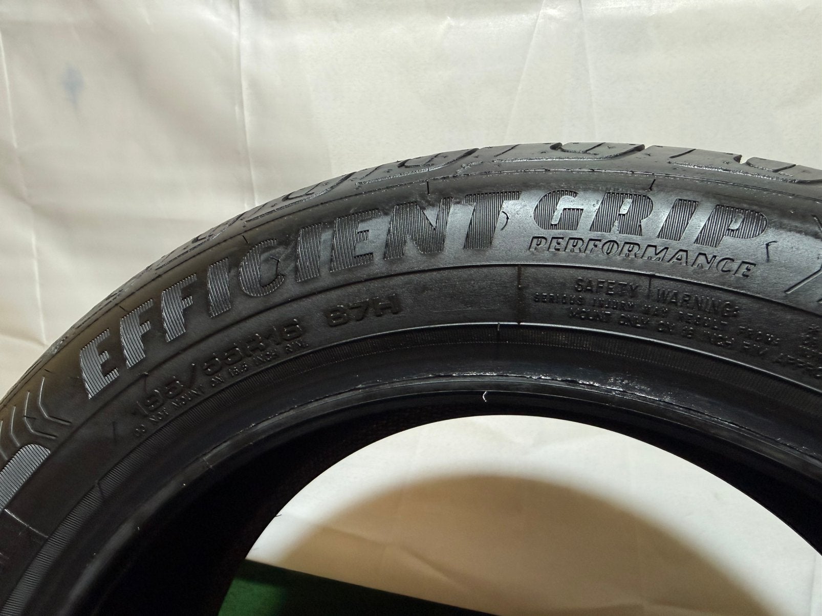 4x 195 55 R16 87H Goodyear Efficientgrip Performance, 16 inch, Nieuw, Ophalen of Verzenden, Band(en)