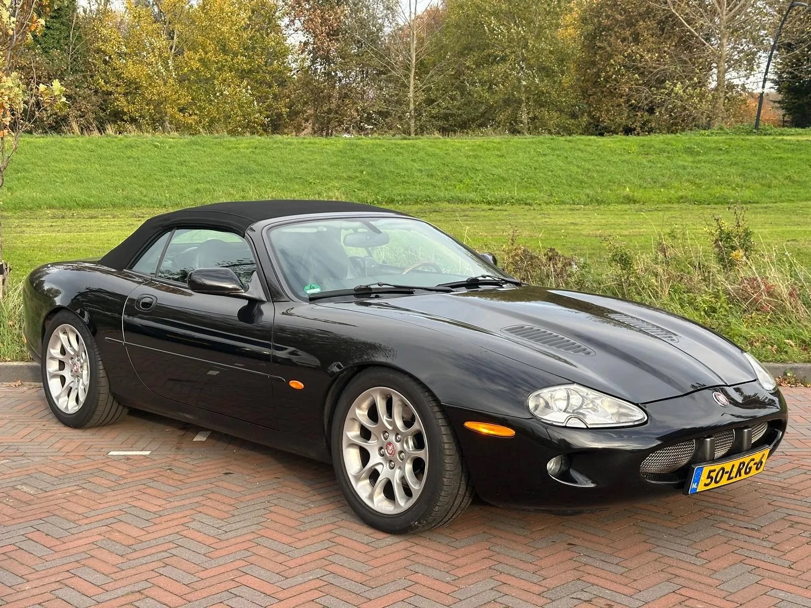 Jaguar 2000 Zwart, Auto's, Jaguar, Zwart, Cabriolet, 4 stoelen, Zwart