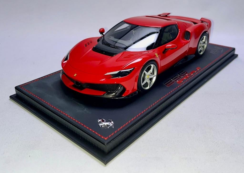 Ferrari 296 Speciale Rood 1:18 P18269B van BBR, Ophalen of Verzenden, Nieuw, Auto, Overige merken