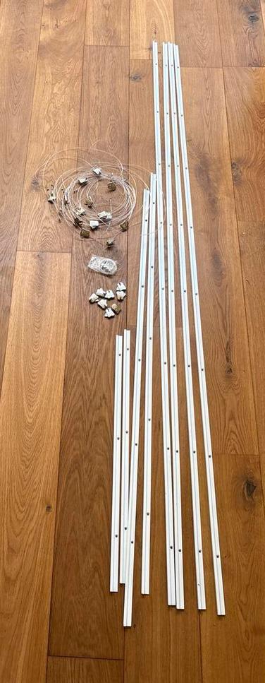 STAS schilderij ophangsysteem - compleet pakket (12m), Overige typen, 125 cm of meer, Ophalen of Verzenden, Zo goed als nieuw