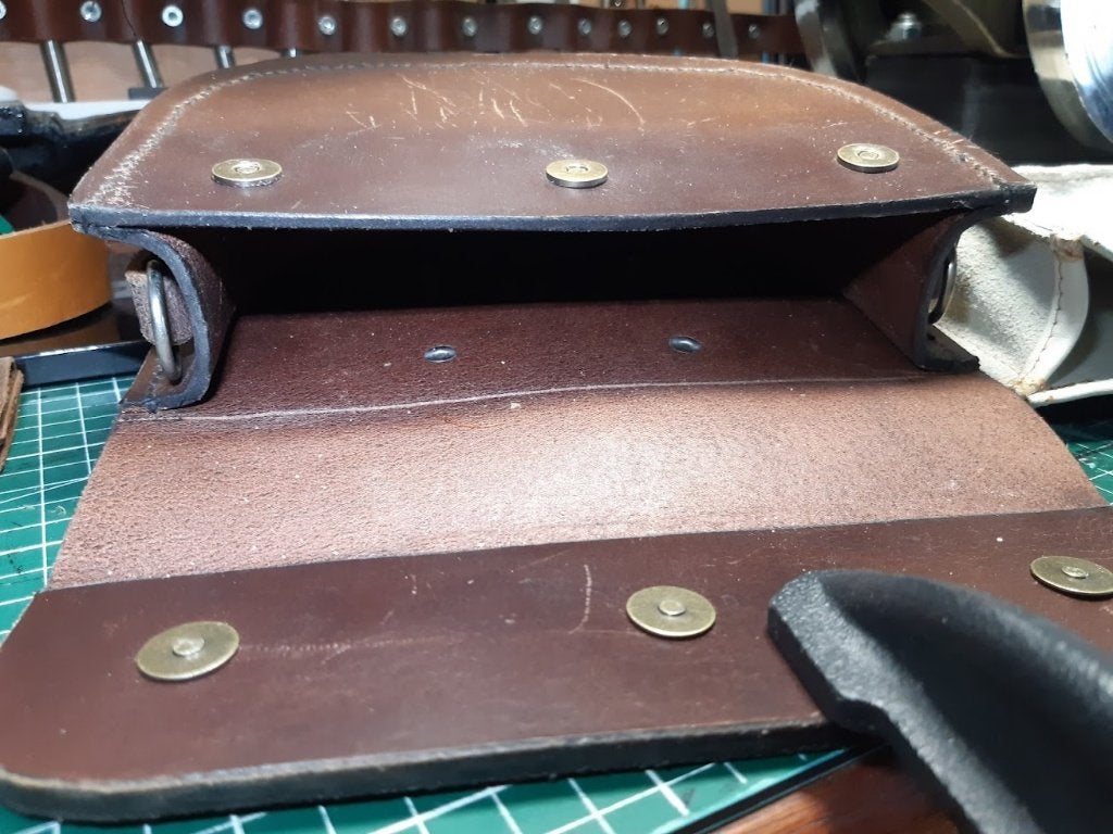 Leren tasje, Ophalen of Verzenden, Nieuw, Overige kleuren