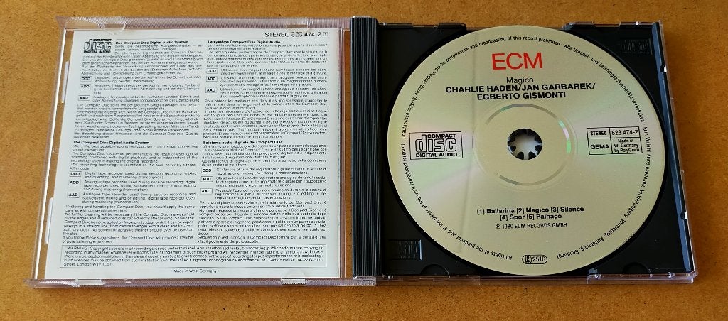 Charlie Haden - Magico CD 1980/198? ECM Jan Garbarek, Ophalen of Verzenden, Gebruikt, Jazz