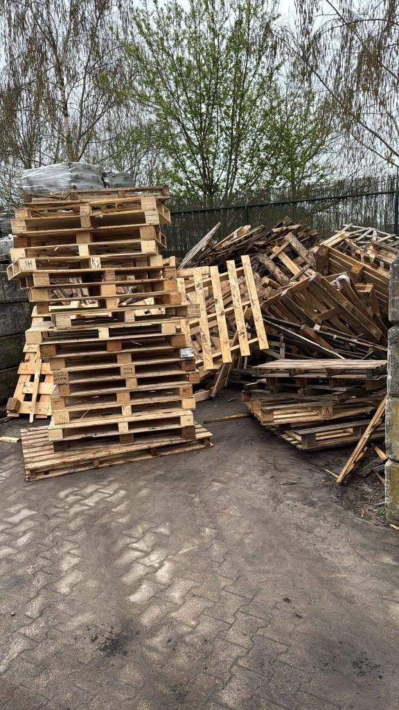 Pallethout - Gratis afhalen - Kapotte pallets, 6 m³ of meer, Ophalen, Overige houtsoorten