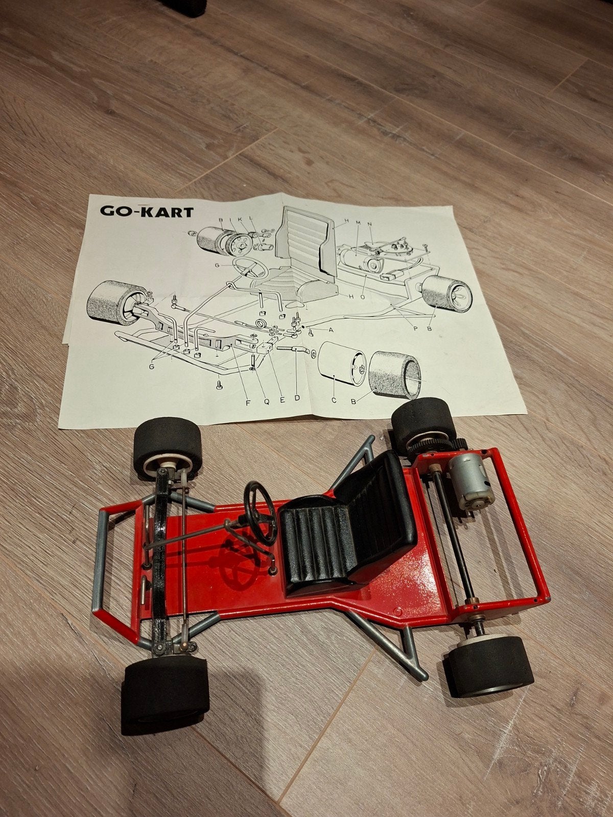 Vintage Go-Kart Modelbouw Kit - Revell, Gebruikt, Revell, Ophalen of Verzenden, Groter dan 1:32