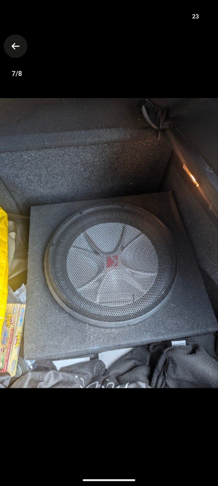 Kicker cvr 12 inch 400rms 800watt gesloten kist, Ophalen of Verzenden, Gebruikt