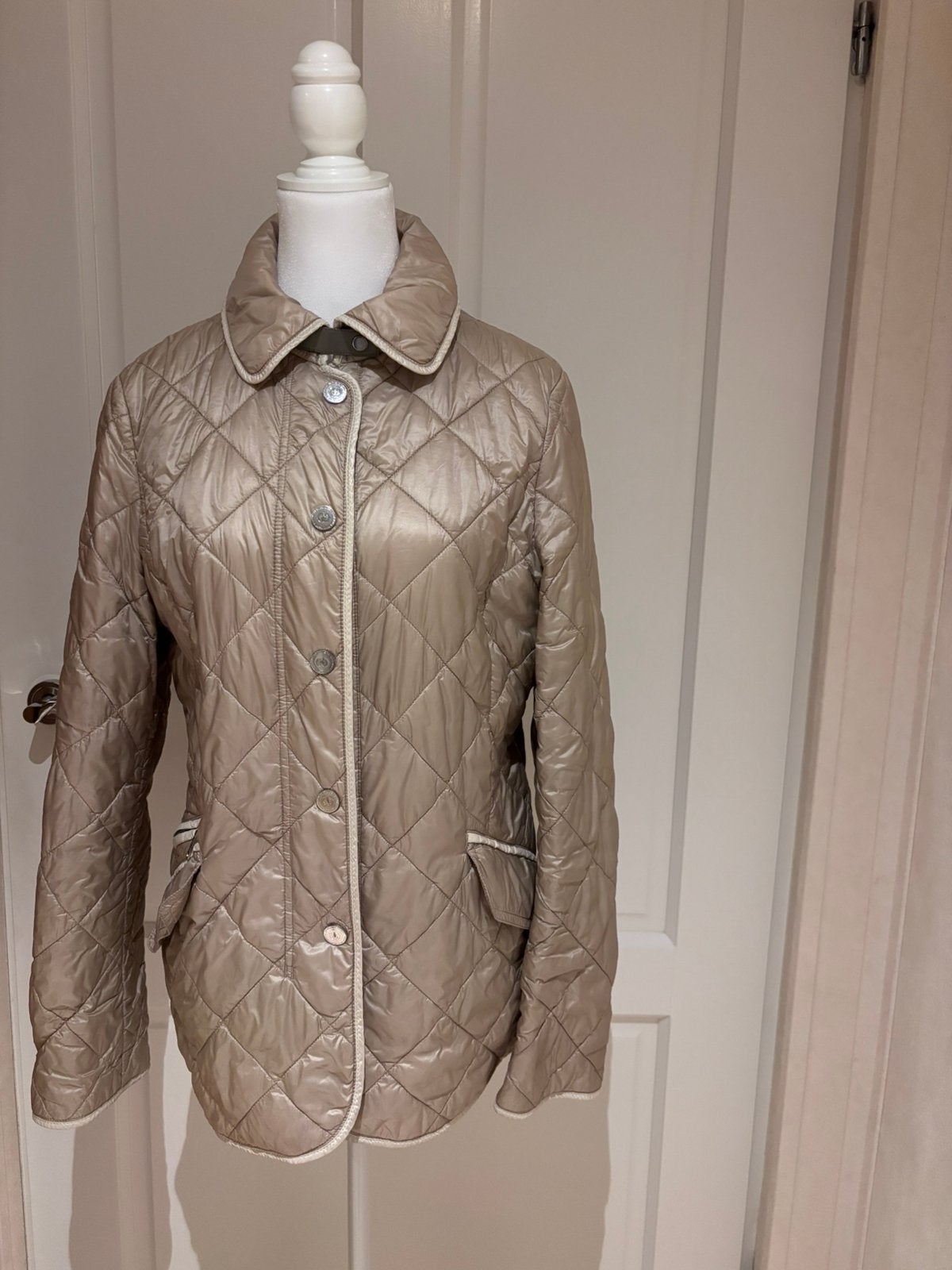 Gerry weber tussen jas maat 38, Maat 38/40 (M), L, Beige, Zo goed als nieuw