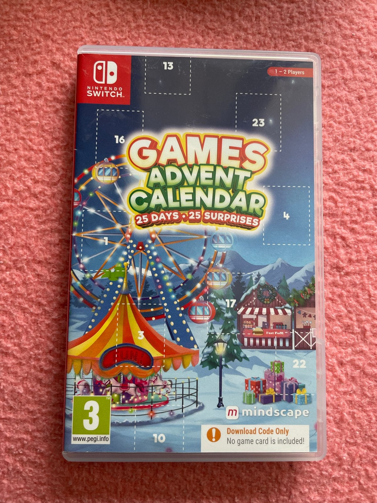 Games Advent Calendar Nintendo Switch (Download Code), Ophalen of Verzenden, Nieuw, Met games