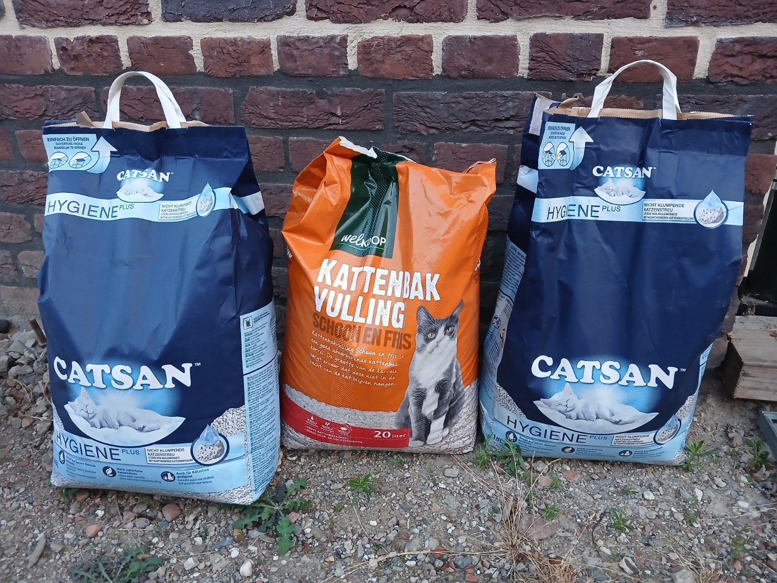 3 zakken kattengrit te koop of ruil, Ophalen of Verzenden, Nieuw