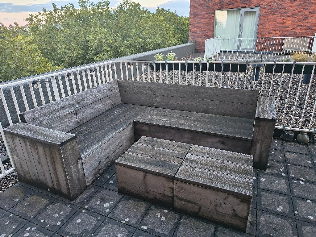 Brandhout/tuin loungeset, Minder dan 3 m³, Ophalen