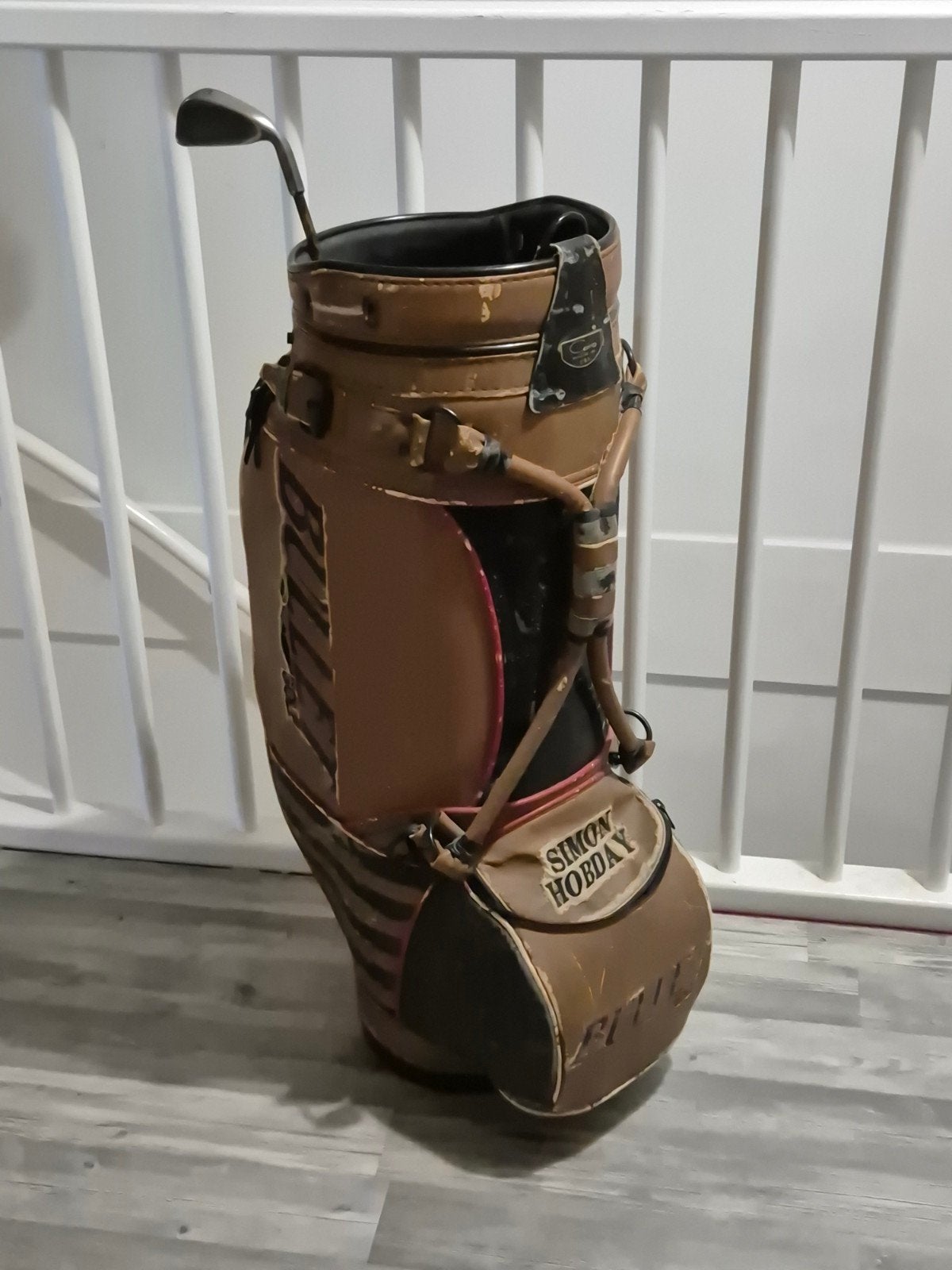 Bullet Simon Hobday leren golftas incl golfclub, Ophalen, Tas