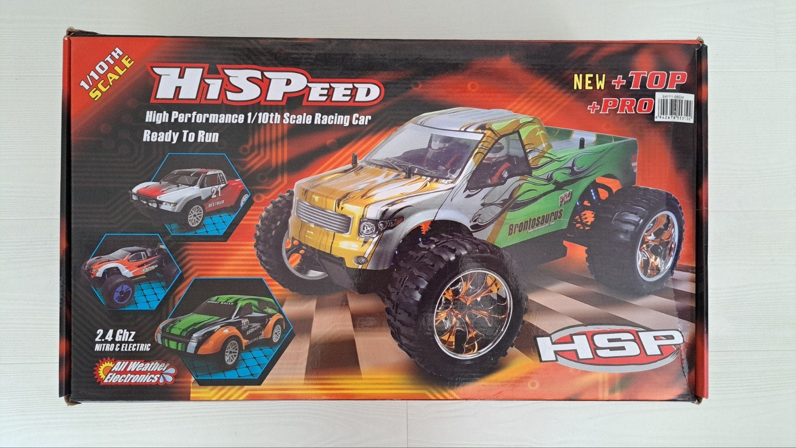 HSP HiSpeed Raceauto schaal 1:10 - nieuwstaat, Ophalen of Verzenden, Zo goed als nieuw, Overige schalen, Auto offroad
