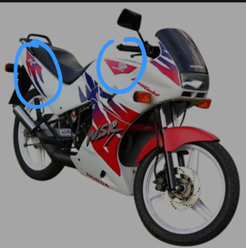 Originele stickers Honda NSR50!, Fietsen en Brommers, Brommeronderdelen | Algemeen, Nieuw, Overige typen, Ophalen of Verzenden