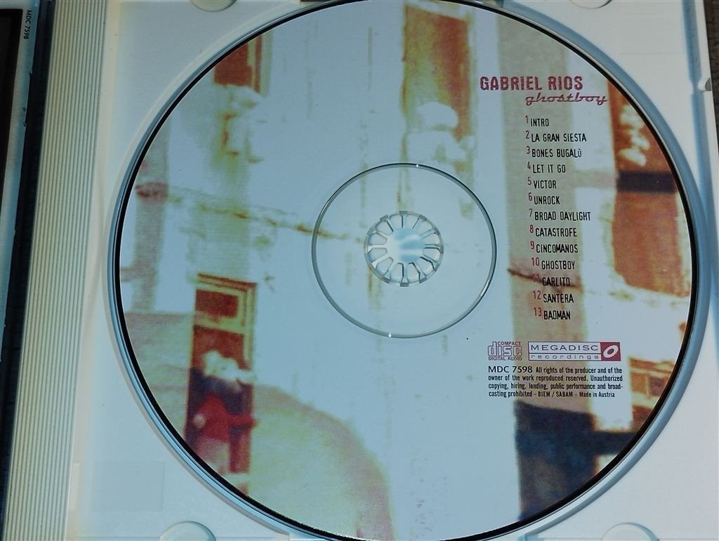 Gabriel Rios – Ghostboy, Cd's en Dvd's, Cd's | Latin en Salsa, Ophalen of Verzenden, Zo goed als nieuw