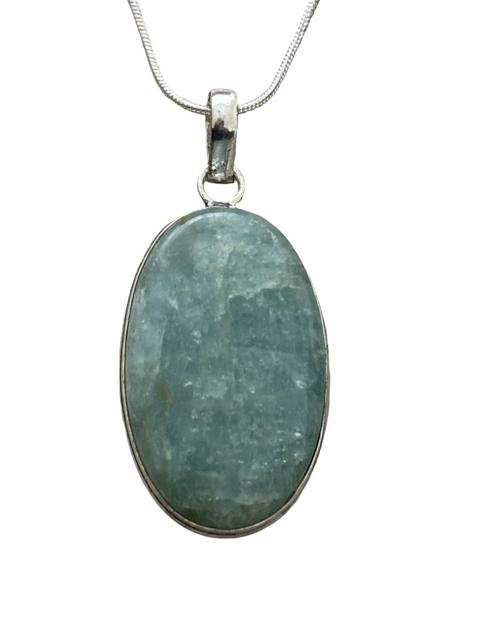 Aquamarijn Edelsteen Ketting Sieraden Edelstenen Newage, Nieuw, Ophalen of Verzenden, Schimmelstraat, Steen of Mineraal