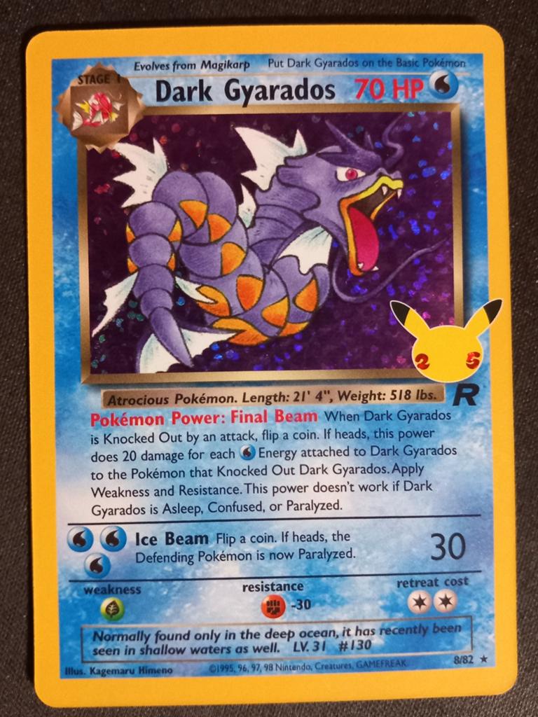 Pokemon Dark Gyarados Celebrations Classic Collection NM, Verzenden, Zo goed als nieuw, Losse kaart, Foil