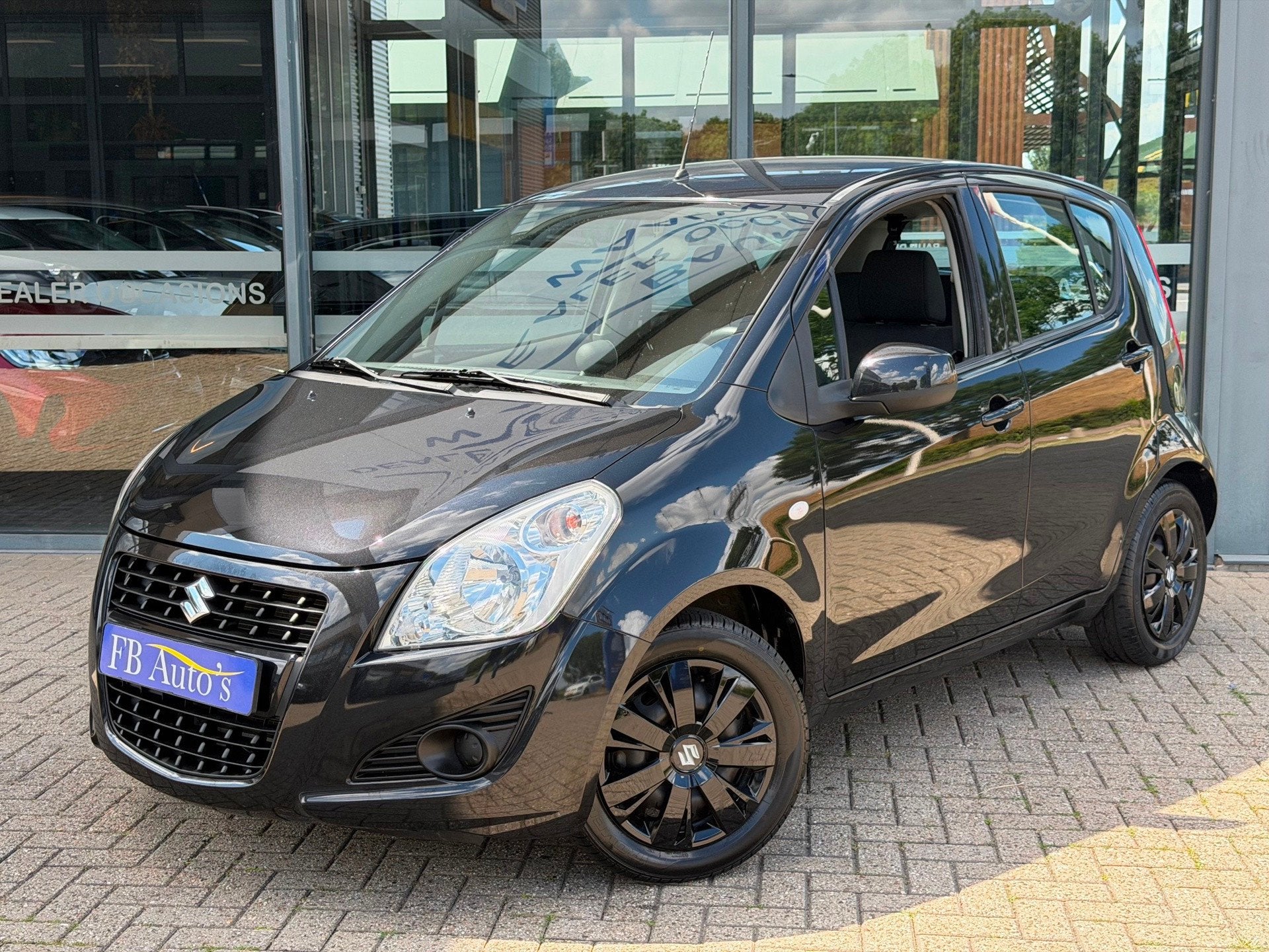 Suzuki Splash 1.0 VVT Comfort Airco, Stof, Gebruikt, Zwart, Origineel Nederlands