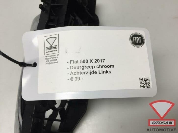 fiat 500 x 500x deurgreep deur greep chroom links achterzijd, Gebruikt, Stellantis Europe S.p.A., Ophalen of Verzenden, Info@stellantis.com