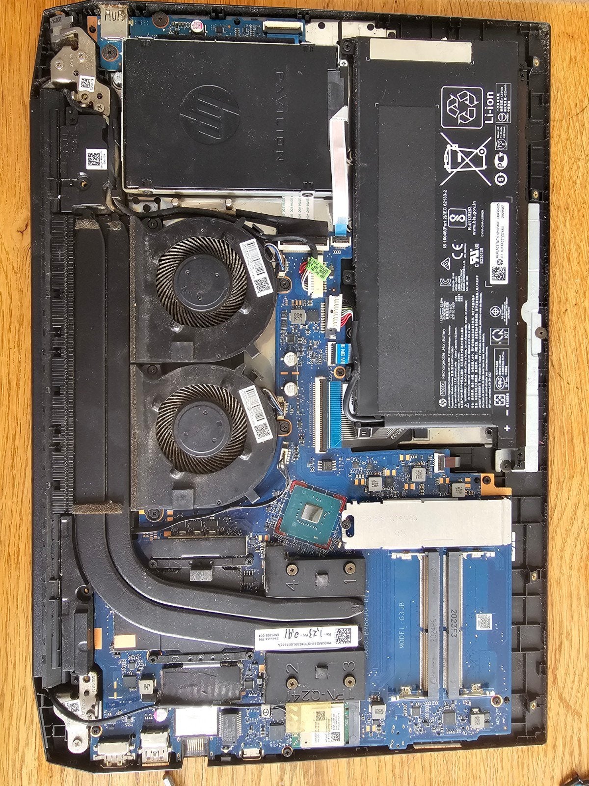 HP Pavilion Gaming Laptop GTX1650 - Moederbord werkt, Computers en Software, Ophalen, Met videokaart, Minder dan 4 GB, HP