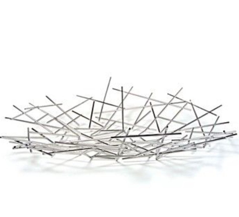 Prachtige XXL Alessi blow up design fruitschaal fruit bowl, Overige materialen, Gebruikt, Schaal, Ophalen of Verzenden
