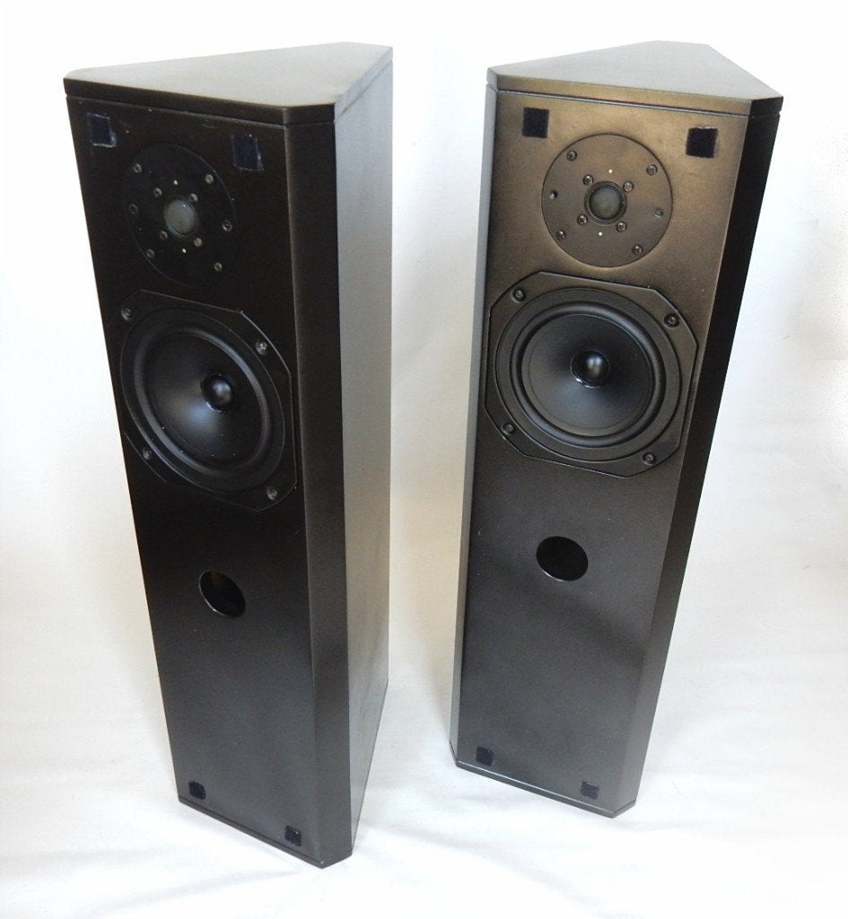 Driade 7 Nederlands kwaliteit matching pair speakers, Stereo speakers, Gebruikt, 60 tot 120 watt, Ophalen